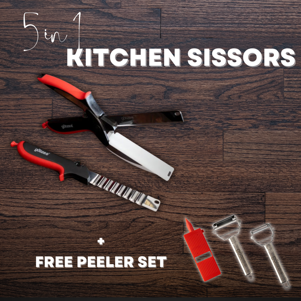 Revolutionary 5-in-1 Kitchen Scissors: Chop Veggies, Meat & More in Seconds🔪